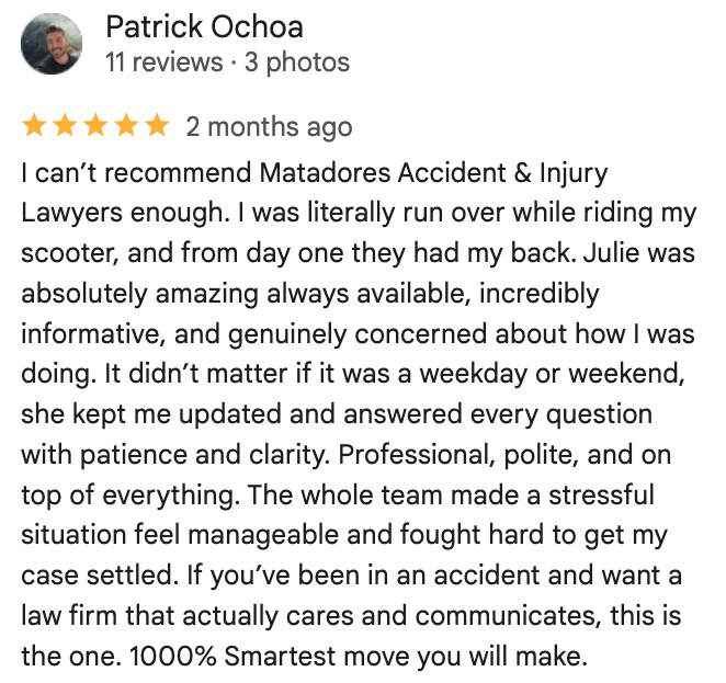 Bell Personal Injury Lawyer Review
