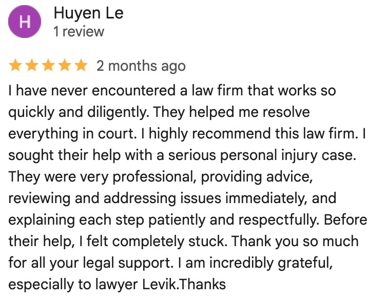 Porterville Personal Injury Lawyer Review